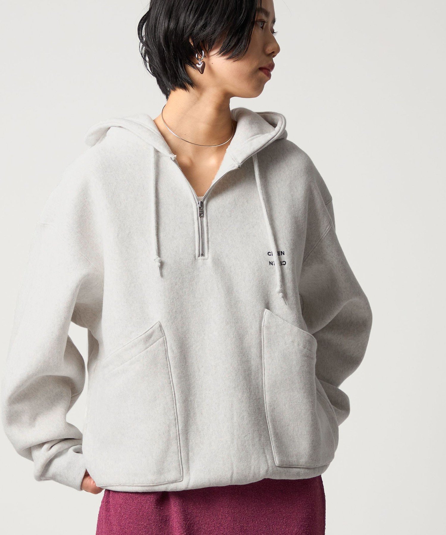 【シテン/CITEN】のCITEN ハーフジップスウェットフーディー 人気、トレンドファッション・服の通販 founy(ファニー) ファッション Fashion レディースファッション Fashion for Women トップス・カットソー Cut & Sew Tops レディースパーカー・カジュアルフーディー Casual Hoodies & Sweatshirts スウェット・クルーネックトップス Sweatshirts & Crewnecks / Relaxed Fit Sweat Tops コンパクト Compact, Small Size スウェット / スエット Sweatshirt, Sweatwear セットアップ Set-Up, Coordinated Outfit 定番 Standard, Basic Item バランス Balance, Style Balance フィット Fit, Slim Fit フォルム Silhouette, Form ベスト Vest, Waistcoat ポケット Pocket, Pocket Detail A/W・秋冬 Autumn/Winter おすすめ Recommended / Our Picks エレガント 上品 Elegant other-1|ID: prp329100004739285 ipo3291000000034883817