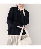 【ナチュラルクチュール/natural couture】のスタンドネック袖口釦ゆるニット 人気、トレンドファッション・服の通販 founy(ファニー) ファッション Fashion レディースファッション Fashion for Women トップス・カットソー Cut & Sew Tops ニット Knit Tops & Sweaters アクセサリー Fashion Accessories イヤリング Earrings シンプル Simple, Minimal ジャケット Jacket, Outerwear スタンド Stand Collar, Upright Stand スニーカー Sneakers, Trainers デニム Denim, Jeans Material トレンド Trend, Trending Now ネックレス Necklace, Pendant Necklace パール Pearl, Pearl Accent フェミニン Feminine, Girly フレア Flare, Flared プリーツ Pleats, Pleated ベスト Vest, Waistcoat リラックス Relax, Relaxed Fit 再入荷 Restock / Back in Stock おすすめ Recommended / Our Picks エレガント 上品 Elegant 2025年 2025 2025-2026秋冬・A/W Autumn/Winter 2025–26 AW25–26 thumbnail ブラック|ID: prp329100004739296 ipo3291000000034315553