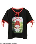 【キャンディストリッパー/Candy Stripper】の【MY MELODY】FANCY TOPS 人気、トレンドファッション・服の通販 founy(ファニー) ファッション Fashion レディースファッション Fashion for Women トップス・カットソー Cut & Sew Tops コラボ Collaboration, Collab コンパクト Compact, Small Size パイピング Piping, Trim Design モチーフ Motif, Design Theme リボン Ribbon, Bow thumbnail BLACK×RED|ID: prp329100004739317 ipo3291000000034234524