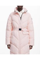 【デシグアル/Desigual】のベルト付き ロング丈 中綿コート ライトピンク レッド/3021|ID: prp329100004739329 ipo3291000000034234616