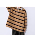 【ジーナシス/JEANASiS】のアソートボーダーラガーシャツ 人気、トレンドファッション・服の通販 founy(ファニー) ファッション Fashion レディースファッション Fashion for Women トップス・カットソー Cut & Sew Tops シャツ・ブラウス・オフィスカジュアル Elegant Blouses & Button-Ups おすすめ Recommended / Our Picks トレンド Trend, Trending Now フラット Flat, Flat Shoes ベロア Velour, Soft Velvet ボトム Bottoms, Lower Wear ボーダー Border, Stripe ロング Long, Long-Length thumbnail ベージュ系その他|ID: prp329100004739334 ipo3291000000035038366