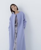 【ナチュラル ビューティー ベーシック/NATURAL BEAUTY BASIC】のフォルムノーカラーロングコート 人気、トレンドファッション・服の通販 founy(ファニー) ファッション Fashion レディースファッション Fashion for Women アウター Coat / Outerwear Collection コート・ロングコート・ピーコート Long Coats, Peacoats & More ショルダー Shoulder, Shoulder Strap スタイリッシュ Stylish, Fashionable ドロップ Drop Shoulder, Dropped Style バランス Balance, Style Balance ロング Long, Long-Length thumbnail ブルー|ID: prp329100004739384 ipo3291000000034801108