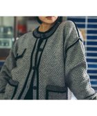 【ニコアンド/niko and】のMODE NORM CORE バイカラートリムニットカーディガン 人気、トレンドファッション・服の通販 founy(ファニー) ファッション Fashion レディースファッション Fashion for Women トップス・カットソー Cut & Sew Tops ニット Knit Tops & Sweaters カーディガン・羽織り Layered Style Cardigans おすすめ Recommended / Our Picks カットソー Cut and Sewn Top カーディガン Cardigan, Knitwear タートルネック Turtleneck, High Neck チェック Check, Plaid, Tartan ネップ Nepp, Slub Yarn thumbnail グレー|ID: prp329100004739386 ipo3291000000034353437