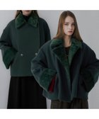 【ハレ/HARE】のウーリーテックフェイクファーショートコート 人気、トレンドファッション・服の通販 founy(ファニー) ファッション Fashion レディースファッション Fashion for Women アウター Coat / Outerwear Collection コート・ロングコート・ピーコート Long Coats, Peacoats & More おすすめ Recommended / Our Picks ウェーブ Wavy Pattern コーデュロイ Corduroy, Cord Fabric ショート Short, Short Length スタンド Stand Collar, Upright Stand ストレート Straight, Straight Cut バランス Balance, Style Balance パターン Pattern, Design Print フェイクファー Faux Fur, Imitation Fur フレア Flare, Flared プリーツ Pleats, Pleated リラックス Relax, Relaxed Fit ワイド Wide, Wide Fit 冬 Winter / This Winter thumbnail グリーン78|ID: prp329100004739407 ipo3291000000034657622