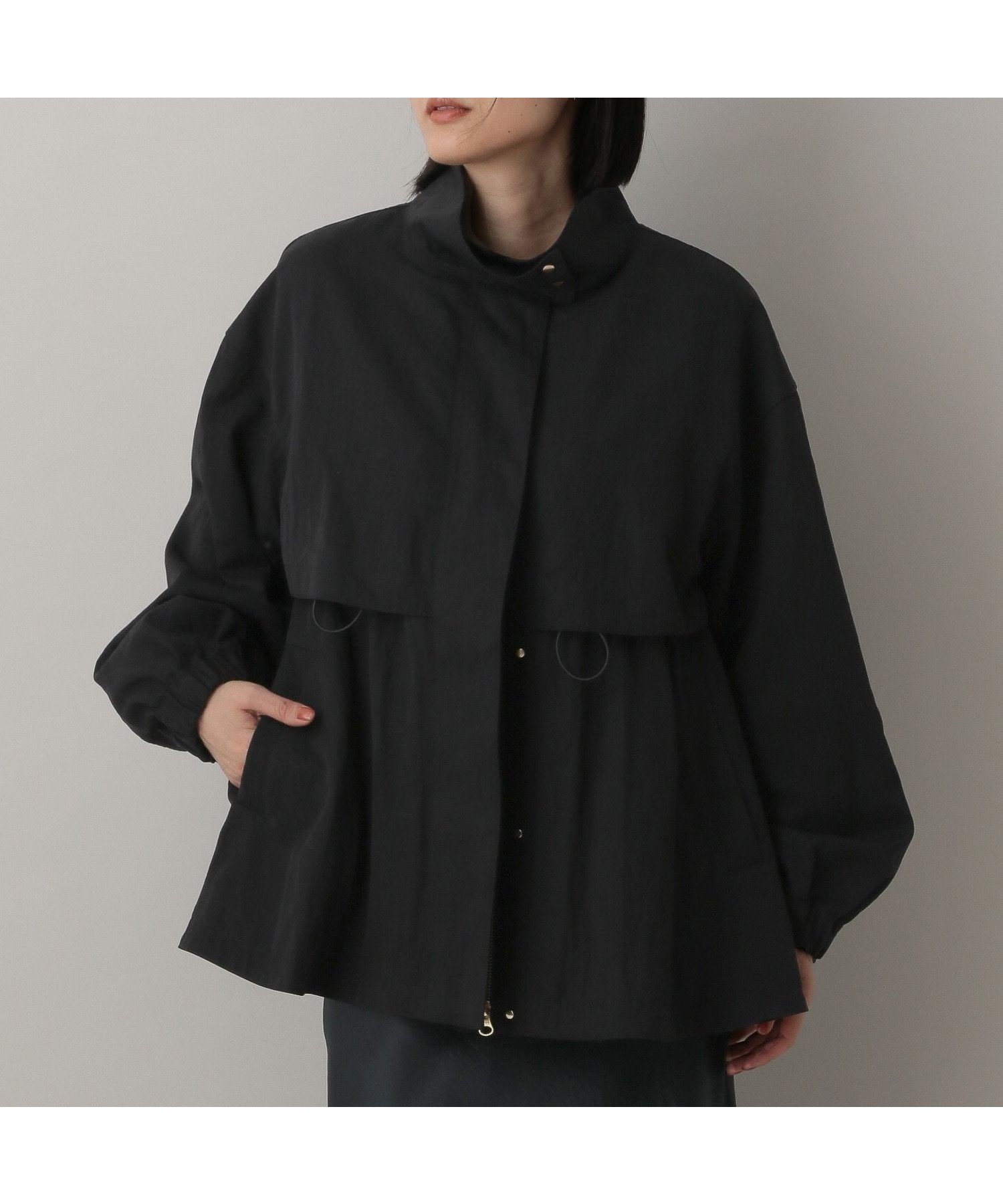 【アパートバイローリーズ/apart by lowrys】の2WAYスタンドブルゾン インテリア・キッズ・メンズ・レディースファッション・服の通販 founy(ファニー) 　ファッション　Fashion　レディースファッション　Fashion for Women　アウター　Coat / Outerwear Collection　ブルゾンジャケット・スポーティアウター　Blouson Jackets　シンプル　Simple, Minimal　スタンド　Stand Collar, Upright Stand　ブルゾン　Blouson, Bomber Jacket　ベスト　Vest, Waistcoat　ライナー　Liner, Inner Layer　エレガント 上品　Elegant　冬　Winter / This Winter　洗える　Machine Washable　ブラック09|ID: prp329100004739414 ipo3291000000034235464