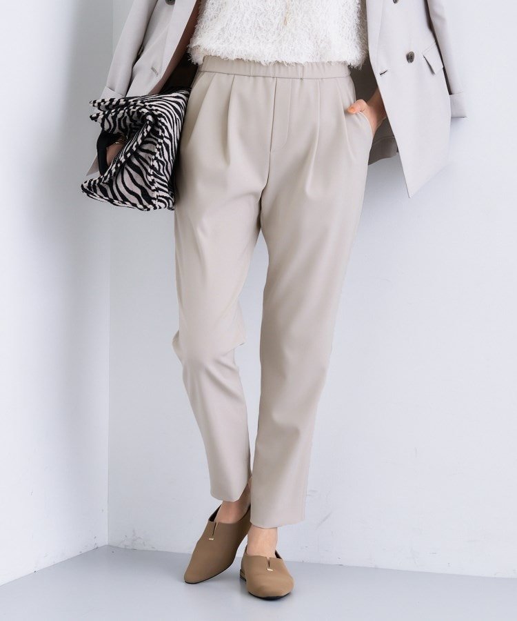 【インディヴィ/INDIVI】の人気NO.1【褒められパンツ/高ストレッチ/ウエストゴム】タックテーパードパンツ インテリア・キッズ・メンズ・レディースファッション・服の通販 founy(ファニー) ファッション Fashion レディースファッション Fashion for Women パンツ Pants & Trousers ジャケット Jacket, Outerwear スキニー Skinny, Slim Fit ストレッチ Stretch, Stretchy Fabric スマート Smart, Elegant 人気 Popular, Best Seller バランス Balance, Style Balance ポケット Pocket, Pocket Detail ビジネス 仕事 通勤 Business / Work / Commuting グレージュ|ID: prp329100004739426 ipo3291000000034465621