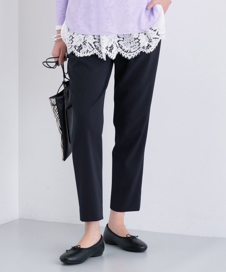 【インディヴィ/INDIVI】の人気NO.1【褒められパンツ/高ストレッチ/ウエストゴム】タックテーパードパンツ インテリア・キッズ・メンズ・レディースファッション・服の通販 founy(ファニー) ファッション Fashion レディースファッション Fashion for Women パンツ Pants & Trousers ジャケット Jacket, Outerwear スキニー Skinny, Slim Fit ストレッチ Stretch, Stretchy Fabric スマート Smart, Elegant 人気 Popular, Best Seller バランス Balance, Style Balance ポケット Pocket, Pocket Detail ビジネス 仕事 通勤 Business / Work / Commuting ネイビー|ID: prp329100004739426 ipo3291000000034465623