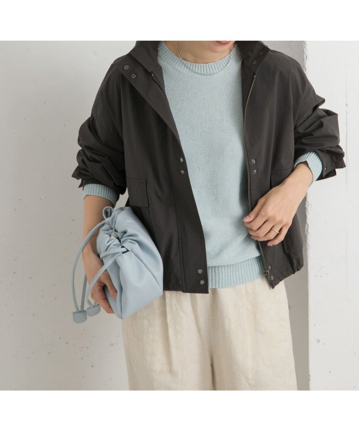 【アーバンリサーチ ドアーズ/URBAN RESEARCH DOORS】のショート丈マウンテンパーカー インテリア・キッズ・メンズ・レディースファッション・服の通販 founy(ファニー) https://founy.com/ ファッション Fashion レディースファッション Fashion for Women トップス・カットソー Cut & Sew Tops レディースパーカー・カジュアルフーディー Casual Hoodies & Sweatshirts 2025年 2025 2025春夏・S/S Spring/Summer 2025 SS25 ショート Short, Short Length シンプル Simple, Minimal バランス Balance, Style Balance パーカー Hoodie, Parka エレガント 上品 Elegant 夏 Summer S/S・春夏 SS, Spring/Summer, Warm Season |ID: prp329100004739437 ipo3291000000034235654