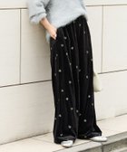 【フリークスストア/FREAK'S STORE】のベロア 花柄 刺繍 イージーパンツ【限定展開】 25AW ブラック|ID: prp329100004739470 ipo3291000000034465852