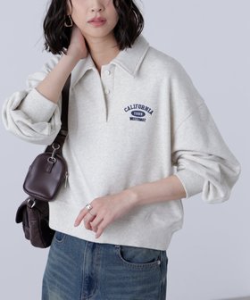 【フリーズマート/FREE'S MART】のポロスウェットプルオーバー 人気、トレンドファッション・服の通販 founy(ファニー) ファッション Fashion レディースファッション Fashion for Women トップス・カットソー Cut & Sew Tops レディースパーカー・カジュアルフーディー Casual Hoodies & Sweatshirts カジュアルプルオーバー・ニットトップス Pullovers & Knit Tops / Casual Pullovers スウェット・クルーネックトップス Sweatshirts & Crewnecks / Relaxed Fit Sweat Tops おすすめ Recommended / Our Picks スウェット / スエット Sweatshirt, Sweatwear トレンド Trend, Trending Now フェミニン Feminine, Girly 冬 Winter / This Winter 春 Spring 秋 Autumn |ID:prp329100004739479
