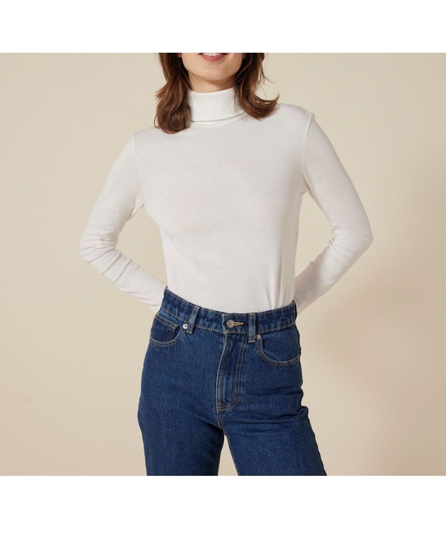 【プチバトー/PETIT BATEAU】の長袖タートルネック インテリア・キッズ・メンズ・レディースファッション・服の通販 founy(ファニー)  ファッション Fashion レディースファッション Fashion for Women トップス・カットソー Cut & Sew Tops タートルネック・ハイネックトップス Turtlenecks & High-Neck Tops おすすめ Recommended / Our Picks シンプル Simple, Minimal タートルネック Turtleneck, High Neck 冬 Winter / This Winter 長袖 Long Sleeve, Full Sleeve ホワイト|ID: prp329100004739483 ipo3291000000034344541