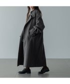 【ローリーズファーム/LOWRYS FARM】のウールライクスタンドコート 人気、トレンドファッション・服の通販 founy(ファニー) ファッション Fashion レディースファッション Fashion for Women アウター Coat / Outerwear Collection コート・ロングコート・ピーコート Long Coats, Peacoats & More スタンド Stand Collar, Upright Stand スリーブ Sleeve, Long Sleeve / Short Sleeve ダブル Double, Double-Breasted バルーン Balloon, Balloon Silhouette フェイス Face, Facial Design フロント Front, Front Design マフラー Scarf, Muffler 防寒 Cold Protection, Winter-Ready thumbnail チャコールグレー18|ID: prp329100004739497 ipo3291000000034236281
