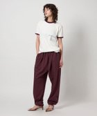 【ビューティ&ユース ユナイテッドアローズ/BEAUTY&YOUTH / UNITED ARROWS】の6(ROKU) THINK DIFFERENTRY リンガーTシャツ WHITE|ID: prp329100004739512 ipo3291000000034960985