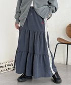 【シーピーシーエム/CPCM】の【U.S. POLO ASSN. 】ティアードスカート ミッドナイトブルー|ID: prp329100004739514 ipo3291000000034479027