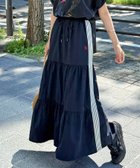 【シーピーシーエム/CPCM】の【U.S. POLO ASSN. 】ティアードスカート ネイビー|ID: prp329100004739514 ipo3291000000034479028