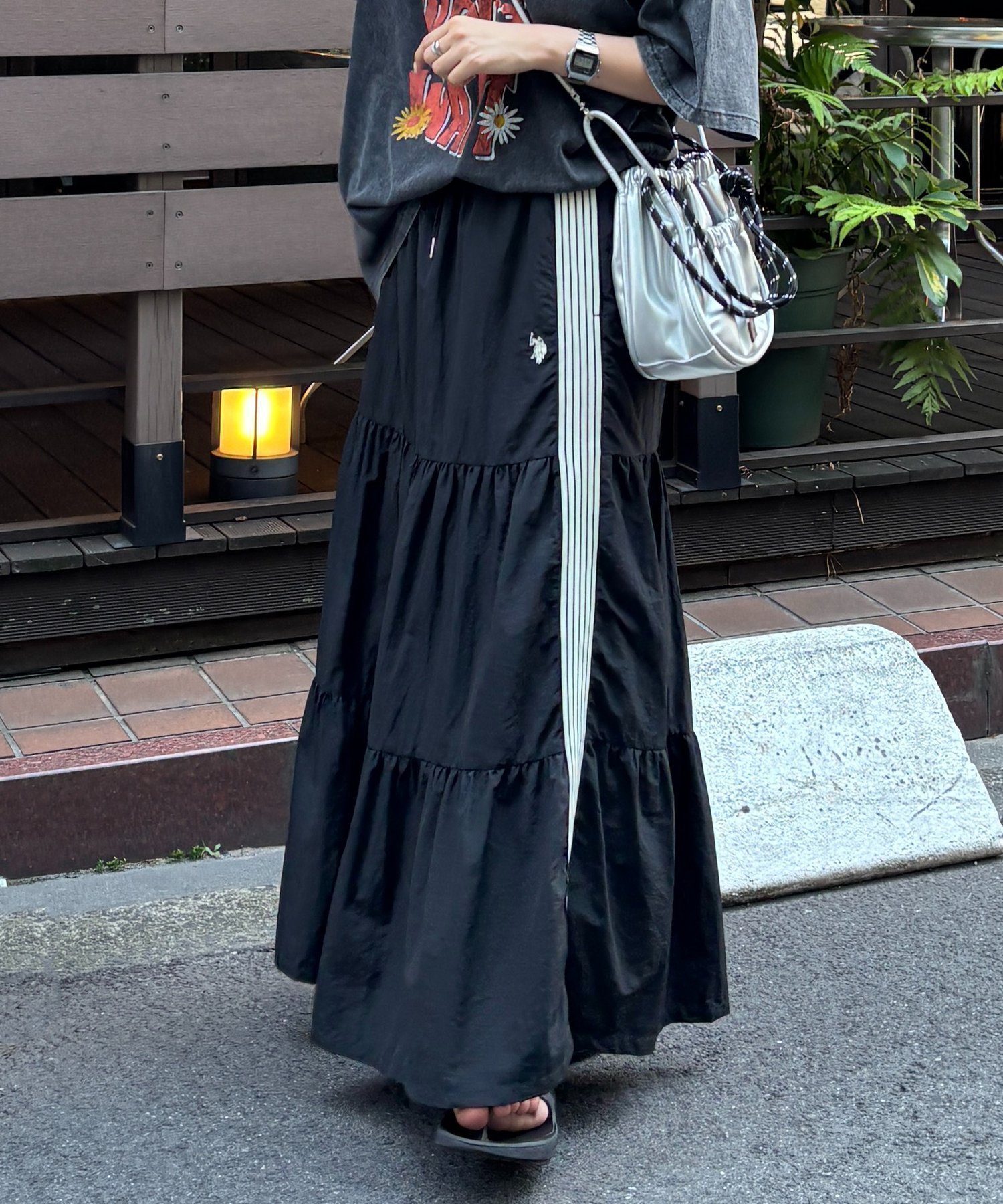 【シーピーシーエム/CPCM】の【U.S. POLO ASSN. 】ティアードスカート インテリア・キッズ・メンズ・レディースファッション・服の通販 founy(ファニー) ファッション Fashion レディースファッション Fashion for Women スカート Skirts ティアードスカート Tiered Skirts イタリア Italy 秋 Autumn 腕時計 Wristwatch コレクション Collection, Seasonal Line ジャケット Jacket, Outerwear スニーカー Sneakers, Trainers ティアードスカート Tiered Skirt, Flounced Skirt デニム Denim, Jeans Material メンズ Men's, Menswear 楽ちん Easy Fit, Comfortable おすすめ Recommended / Our Picks ブラック|ID: prp329100004739514 ipo3291000000034479033