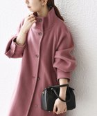 【シップス フォー ウィメン/SHIPS】のSHIPS any ノンミュールジングウール スタンドネック ロング コート ピンク|ID: prp329100004739517 ipo3291000000034488308