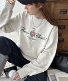 【ディスコート/Discoat】の【WEB限定】ロゴモチーフスウェット 人気、トレンドファッション・服の通販 founy(ファニー) ファッション Fashion レディースファッション Fashion for Women トップス・カットソー Cut & Sew Tops レディースパーカー・カジュアルフーディー Casual Hoodies & Sweatshirts スウェット・クルーネックトップス Sweatshirts & Crewnecks / Relaxed Fit Sweat Tops thumbnail ライトベージュ|ID: prp329100004739519 ipo3291000000034339257