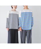 【ローリーズファーム/LOWRYS FARM】の【UNISEX】LAWSONボーダーワイドロングTシャツ 人気、トレンドファッション・服の通販 founy(ファニー) ファッション Fashion レディースファッション Fashion for Women トップス・カットソー Cut & Sew Tops シャツ・ブラウス・オフィスカジュアル Elegant Blouses & Button-Ups ロングTシャツ・Tシャツ Longline T-Shirts & Tees ユニセックス Unisex, Genderless スタンダード Standard, Basic スリット Slit, Slit Detail トレンド Trend, Trending Now バスク Basque, Basque Style フェミニン Feminine, Girly ベーシック Basic, Essential ボーダー Border, Stripe ロング Long, Long-Length ワイド Wide, Wide Fit 定番 Standard, Basic Item thumbnail ネイビー88|ID: prp329100004739524 ipo3291000000034236583