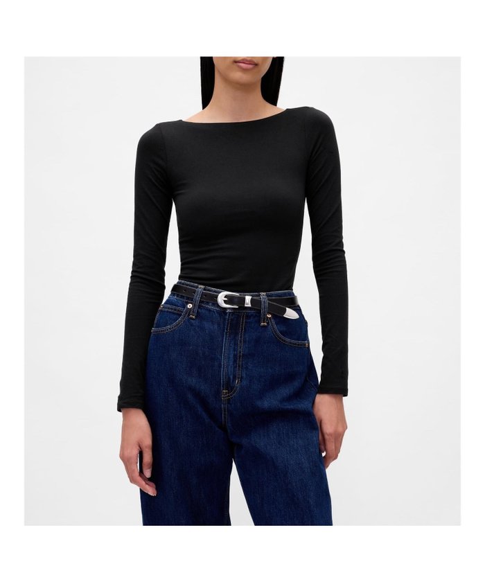 【ギャップ/GAP】のクローズニット ジャージー ボートネック バックオープンTシャツ インテリア・キッズ・メンズ・レディースファッション・服の通販 founy(ファニー) https://founy.com/ ファッション Fashion レディースファッション Fashion for Women トップス・カットソー Cut & Sew Tops ニット Knit Tops & Sweaters シャツ・ブラウス・オフィスカジュアル Elegant Blouses & Button-Ups ロングTシャツ・Tシャツ Longline T-Shirts & Tees ショート Short, Short Length フィット Fit, Slim Fit 長袖 Long Sleeve, Full Sleeve |ID: prp329100004739549 ipo3291000000034236800