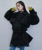 【ハレ/HARE】のウーリーテックトレンチミドルコート 人気、トレンドファッション・服の通販 founy(ファニー) ファッション Fashion レディースファッション Fashion for Women アウター Coat / Outerwear Collection コート・ロングコート・ピーコート Long Coats, Peacoats & More ウェーブ Wavy Pattern オケージョン Occasion Wear クラシック Classic, Timeless Style シンプル Simple, Minimal スタンド Stand Collar, Upright Stand ストレート Straight, Straight Cut デニム Denim, Jeans Material トレンチ Trench, Trench Coat ドレープ Drape, Draping Fabric 定番 Standard, Basic Item ハイネック High Neck, Mock Neck パターン Pattern, Design Print フェミニン Feminine, Girly リラックス Relax, Relaxed Fit レース Lace, Lace Fabric ワイド Wide, Wide Fit おすすめ Recommended / Our Picks thumbnail ブラック09|ID: prp329100004739550 ipo3291000000034965342