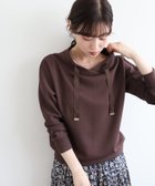 【ルクールブラン/le.coeur blanc】の《WEB限定アイテム》パーカーライクデザイントップス ブラウン|ID: prp329100004739559 ipo3291000000034578680