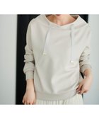 【ルクールブラン/le.coeur blanc】の《WEB限定アイテム》パーカーライクデザイントップス グレージュ|ID: prp329100004739559 ipo3291000000034578683
