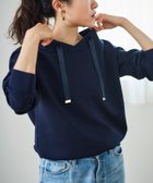 【ルクールブラン/le.coeur blanc】の《WEB限定アイテム》パーカーライクデザイントップス ネイビー|ID: prp329100004739559 ipo3291000000034578685
