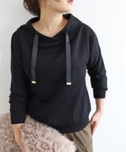 【ルクールブラン/le.coeur blanc】の《WEB限定アイテム》パーカーライクデザイントップス ブラック|ID: prp329100004739559 ipo3291000000034578686