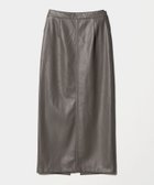 【ユナイテッドアローズ/UNITED ARROWS】のレザーライク タイトスカート A DAY IN THE LIFE DK.BROWN|ID: prp329100004739563 ipo3291000000034598267