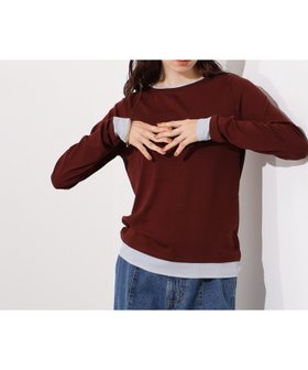 【エヌ ナチュラルビューティーベーシック/N.Natural Beauty basic】のシアーレイヤードトップス 人気、トレンドファッション・服の通販 founy(ファニー) ファッション Fashion レディースファッション Fashion for Women トップス・カットソー Cut & Sew Tops インナー Innerwear シアー Sheer, See-Through トレンド Trend, Trending Now ベーシック Basic, Essential 春 Spring 秋 Autumn |ID:prp329100004739577