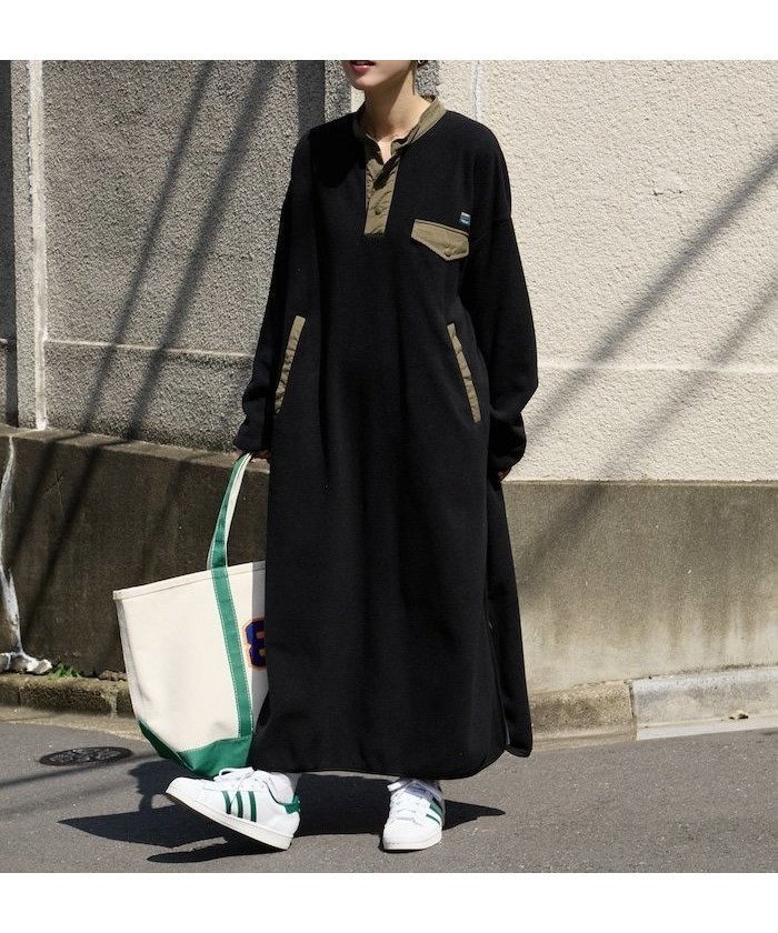 【フリークスストア/FREAK'S STORE】のFREAK S STORE OUTDOORS サイドジップ フリース ワンピース【限定展開】 25AW インテリア・キッズ・メンズ・レディースファッション・服の通販 founy(ファニー) ファッション Fashion レディースファッション Fashion for Women ワンピース Dresses 2025年 2025 2025-2026秋冬・A/W Autumn/Winter 2025–26 AW25–26 冬 Winter / This Winter アウトドア Outdoor Clothing サイドジップ Side Zip, Side Zipper ジップ Zip, Zipper ハイネック High Neck, Mock Neck リラックス Relax, Relaxed Fit ロング Long, Long-Length ワンポイント One Point, Statement Accent A/W・秋冬 Autumn/Winter ブラック|ID: prp329100004739595 ipo3291000000034643766