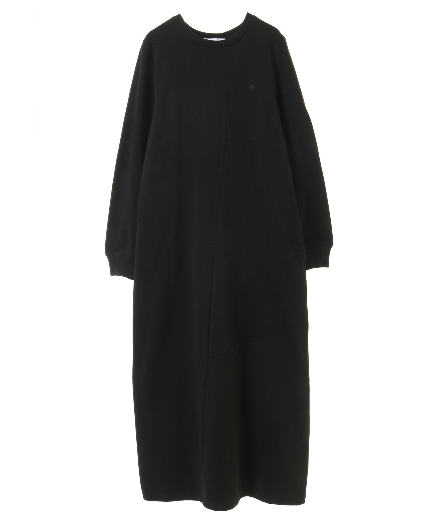 【コンバーストウキョウ/CONVERSE TOKYO】のRANDOM PANEL LONG-SLEEVE DRESS インテリア・キッズ・メンズ・レディースファッション・服の通販 founy(ファニー) 　ファッション　Fashion　レディースファッション　Fashion for Women　トップス・カットソー　Cut & Sew Tops　ワンピース　Dresses　フォーマル・パーティードレス・結婚式用ドレス　Elegant & Casual Dresses　シンプル　Simple, Minimal　ストレート　Straight, Straight Cut　スリット　Slit, Slit Detail　パッチワーク　Patchwork, Mixed Fabric　ポケット　Pocket, Pocket Detail　ランダム　Random, Irregular　ロング　Long, Long-Length　ブラック|ID: prp329100004739596 ipo3291000000034988017