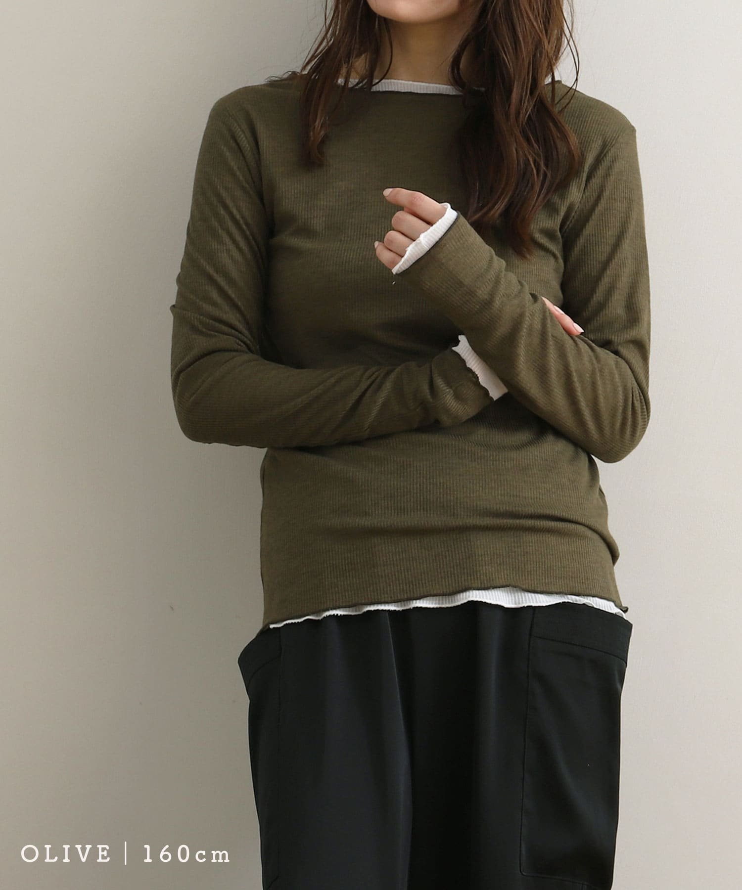 【ノアル/NOAHL】のシアーメロウトップス インテリア・キッズ・メンズ・レディースファッション・服の通販 founy(ファニー) 　ファッション　Fashion　レディースファッション　Fashion for Women　トップス・カットソー　Cut & Sew Tops　シンプル　Simple, Minimal　ポケット　Pocket, Pocket Detail　エレガント 上品　Elegant　春　Spring　オリーブ|ID: prp329100004739611 ipo3291000000034287513