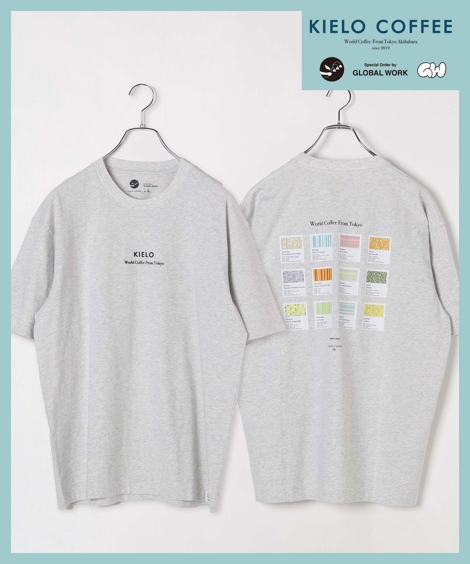 【グローバルワーク/GLOBAL WORK】のKIELO COFFEE Tシャツ/323524 インテリア・キッズ・メンズ・レディースファッション・服の通販 founy(ファニー) 　ファッション　Fashion　レディースファッション　Fashion for Women　トップス・カットソー　Cut & Sew Tops　シャツ・ブラウス・オフィスカジュアル　Elegant Blouses & Button-Ups　ロングTシャツ・Tシャツ　Longline T-Shirts & Tees　おすすめ　Recommended / Our Picks　グラフィック　Graphic, Graphic Design　コラボ　Collaboration, Collab　ボトム　Bottoms, Lower Wear　リラックス　Relax, Relaxed Fit　ワイド　Wide, Wide Fit　ワーク　Workwear, Utility Style　エレガント 上品　Elegant　集合体PKロゴグレー12|ID: prp329100004739650 ipo3291000000035190484