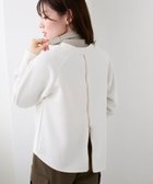 【ルクールブラン/le.coeur blanc】のバックジップボンディングトップス 人気、トレンドファッション・服の通販 founy(ファニー) ファッション Fashion レディースファッション Fashion for Women トップス・カットソー Cut & Sew Tops おすすめ Recommended / Our Picks フェミニン Feminine, Girly ワイド Wide, Wide Fit thumbnail アイボリー|ID: prp329100004739686 ipo3291000000034238258