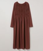 【ジーナシス/JEANASiS】のハイショクステッチギャザーワンピース 人気、トレンドファッション・服の通販 founy(ファニー) ファッション Fashion レディースファッション Fashion for Women ワンピース Dresses おすすめ Recommended / Our Picks インナー Innerwear カットソー Cut and Sewn Top ギャザー Gathered, Ruffled フィット Fit, Slim Fit フレア Flare, Flared ポケット Pocket, Pocket Detail thumbnail ブラウン|ID: prp329100004739693 ipo3291000000034238336