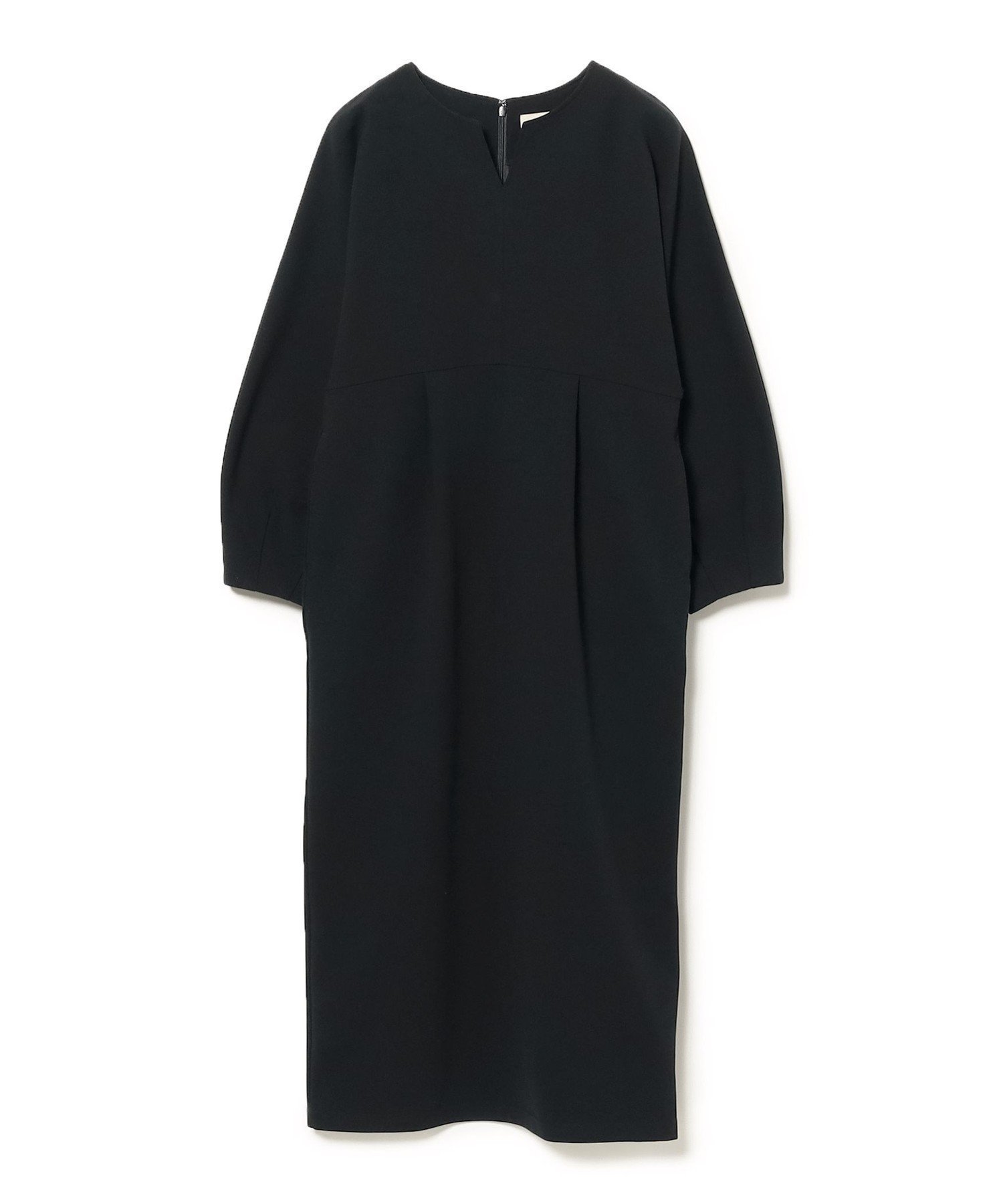 【ビームス ウイメン/BEAMS】のジャージー ワンピース(S~M) インテリア・キッズ・メンズ・レディースファッション・服の通販 founy(ファニー) 　ファッション　Fashion　レディースファッション　Fashion for Women　ワンピース　Dresses　スキッパー　Skipper, Open Collar　ストレート　Straight, Straight Cut　スニーカー　Sneakers, Trainers　フォーマル　Formal, Dressy　再入荷　Restock / Back in Stock　おすすめ　Recommended / Our Picks　NAVY|ID: prp329100004739703 ipo3291000000034487828