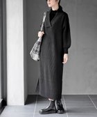 【アールピーエス/rps】のショールカラーニットワンピース 人気、トレンドファッション・服の通販 founy(ファニー) ファッション Fashion レディースファッション Fashion for Women ワンピース Dresses ニットワンピース Knit Dresses ポケット Pocket, Pocket Detail リブニット Rib Knit, Ribbed Knit エレガント 上品 Elegant thumbnail ブラック|ID: prp329100004739717 ipo3291000000034928830