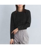 【ユナイテッドアローズ/UNITED ARROWS】のフロント フリル プルオーバー カットソー BLACK|ID: prp329100004739731 ipo3291000000034238716