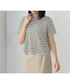 【コムサイズム/COMME CA ISM】のボックスシルエット クロップ丈ボーダーTシャツ 人気、トレンドファッション・服の通販 founy(ファニー) ファッション Fashion レディースファッション Fashion for Women トップス・カットソー Cut & Sew Tops シャツ・ブラウス・オフィスカジュアル Elegant Blouses & Button-Ups ロングTシャツ・Tシャツ Longline T-Shirts & Tees おすすめ Recommended / Our Picks クロップド Cropped, Short Length コンパクト Compact, Small Size テレコ Ribbed, Rib Stitch バランス Balance, Style Balance ベーシック Basic, Essential ボックス Boxy, Box Shape ボーダー Border, Stripe 無地 Plain, Solid Color thumbnail アイボリー|ID: prp329100004739741 ipo3291000000034238769