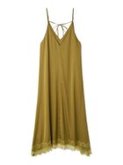 【ミラオーウェン/Mila Owen】のサテンレーストリミングナローキャミワンピース OLV[027]|ID: prp329100004739754 ipo3291000000035134473