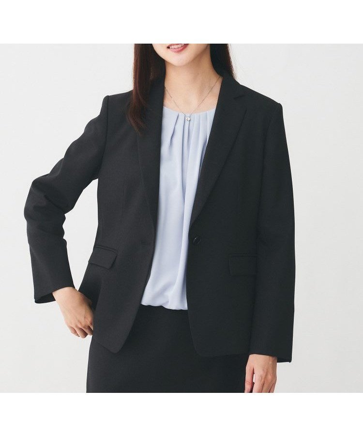【アンタイトル/UNTITLED】の【通勤スーツ/オフィス】ドライメランジ テーラードジャケット インテリア・キッズ・メンズ・レディースファッション・服の通販 founy(ファニー) 　ファッション　Fashion　レディースファッション　Fashion for Women　アウター　Coat / Outerwear Collection　レディースジャケット・軽アウター　Jackets　テーラードジャケット / 通勤・きれいめスタイル　Tailored Jackets & Blazers　スーツ　Business Suits & Workwear　スーツジャケット・オフィスブレザー　Suit Jackets / Blazers　シェイプ　Shape, Slim Fit　ジャケット　Jacket, Outerwear　スマート　Smart, Elegant　スーツ　Suit, Formalwear　ドレープ　Drape, Draping Fabric　定番　Standard, Basic Item　ポケット　Pocket, Pocket Detail　メランジ　Melange, Mixed Yarn　A/W・秋冬　Autumn/Winter　おすすめ　Recommended / Our Picks　夏　Summer　ビジネス 仕事 通勤　Business / Work / Commuting　ネイビー|ID: prp329100004739760 ipo3291000000034436650