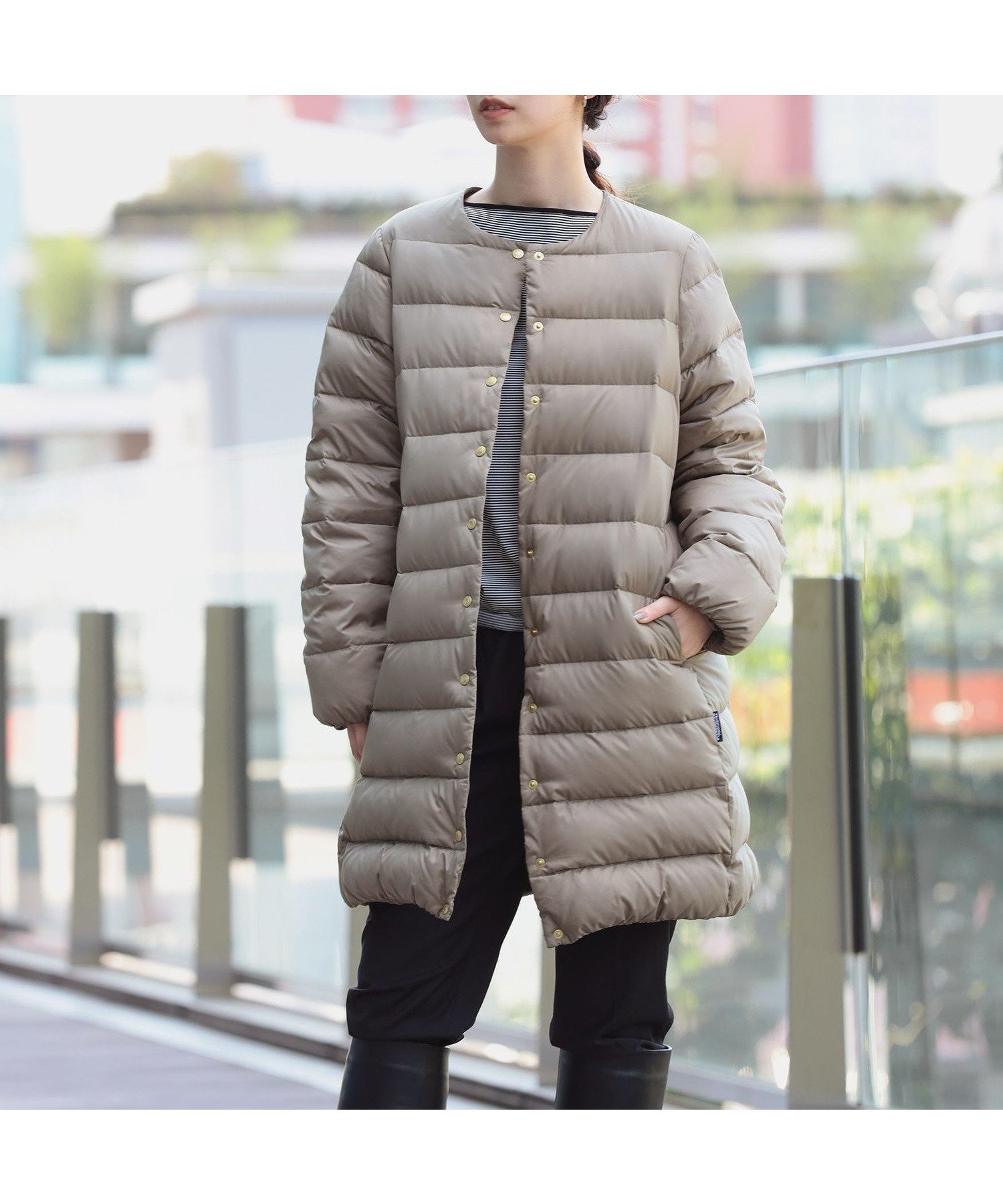 【デミルクス ビームス/Demi-Luxe BEAMS】の【期間限定+10%ポイントバック】【WEB限定】raditional Weatherwear / ARKLEY LONG ダウン インテリア・キッズ・メンズ・レディースファッション・服の通販 founy(ファニー) ファッション Fashion レディースファッション Fashion for Women バッグ Bags インナー Innerwear キルティング Quilted, Quilting ジャケット Jacket, Outerwear ダウン Down, Puffer ドット Polka Dot, Dot Pattern ベーシック Basic, Essential DK.BEIGE|ID: prp329100004739776 ipo3291000000034787210