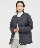 【エヴェックス バイ クリツィア/EVEX by KRIZIA】の【防風性】【ウォッシャブル】キルティングダウンジャケット 人気、トレンドファッション・服の通販 founy(ファニー) ファッション Fashion レディースファッション Fashion for Women アウター Coat / Outerwear Collection レディースジャケット・軽アウター Jackets イタリア Italy インナー Innerwear ウォッシャブル Machine Washable コラボ Collaboration, Collab 軽量 Lightweight, Ultra Light シンプル Simple, Minimal スリット Slit, Slit Detail タフタ Taffeta, Structured Fabric ダウン Down, Puffer プリント Print, Printed Pattern A/W・秋冬 Autumn/Winter thumbnail ネイビー|ID: prp329100004739780 ipo3291000000034239002