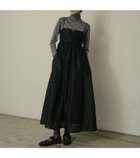 【ルシェル ブルー/LE CIEL BLEU】のジャカードキャミドレス / Jacquard Cami Dress 人気、トレンドファッション・服の通販 founy(ファニー) ファッション Fashion レディースファッション Fashion for Women トップス・カットソー Cut & Sew Tops キャミソール&ノースリーブ Camisoles & Sleeveless Tops ワンピース Dresses フォーマル・パーティードレス・結婚式用ドレス Elegant & Casual Dresses ドレス Dress, One-Piece フィット Fit, Slim Fit ラップ Wrap, Wrap Design リボン Ribbon, Bow 水玉 Polka Dot, Dot Pattern thumbnail ブラック|ID: prp329100004739809 ipo3291000000034499735