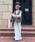 【チャオパニックティピー/CIAOPANIC TYPY】の【PON企画】クルーネックロングカットワンピース 人気、トレンドファッション・服の通販 founy(ファニー) ファッション Fashion レディースファッション Fashion for Women ワンピース Dresses 春 Spring シンプル Simple, Minimal スリット Slit, Slit Detail ポケット Pocket, Pocket Detail マキシ Maxi, Full Length ロング Long, Long-Length おすすめ Recommended / Our Picks thumbnail ライトグレー|ID: prp329100004739811 ipo3291000000034380546