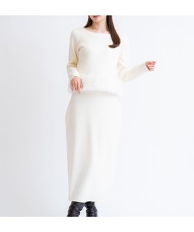 【ノエラ/Noela】のファーニットセットアップ 人気、トレンドファッション・服の通販 founy(ファニー) ファッション Fashion レディースファッション Fashion for Women トップス・カットソー Cut & Sew Tops ニット Knit Tops & Sweaters セットアップ Set-Up, Coordinated Outfit ポケット Pocket, Pocket Detail 冬 Winter / This Winter |ID:prp329100004739823