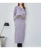 【ノエラ/Noela】のファーニットセットアップ 人気、トレンドファッション・服の通販 founy(ファニー) ファッション Fashion レディースファッション Fashion for Women トップス・カットソー Cut & Sew Tops ニット Knit Tops & Sweaters セットアップ Set-Up, Coordinated Outfit ポケット Pocket, Pocket Detail 冬 Winter / This Winter thumbnail グレー|ID: prp329100004739823 ipo3291000000034239276