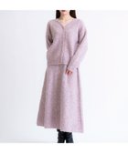 【ノエラ/Noela】のロゴ刺繍シャギーニットセットアップ ピンク|ID: prp329100004739825 ipo3291000000034380704